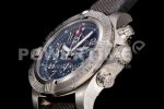 Breitling Avenger II Seawolf Chronograph TF Titanium Black Dial on Gray Nylon Strap A7750 Super Clone Watch - Image 6