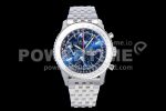 Breitling BSW0440C – Navitimer Chronograph 41 SS/SS Blue BLS Asia 7750 Super Clone Watch