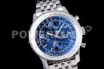 Breitling BSW0440C – Navitimer Chronograph 41 SS/SS Blue BLS Asia 7750 Super Clone Watch - Image 2