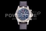 Breitling Avenger II Seawolf Chronograph TF Titanium Black Dial on Gray Nylon Strap A7750 Super Clone Watch