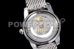 Breitling SuperOcean Heritage ii 42mm SS/RG GF 1:1 Best Edition Blue Dial on SS Mesh Bracelet A2824 Super Clone Watch V2 - Image 8