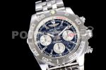 Breitling Navitimer 01 SS JF 1:1 Best Edition Black Dial on SS Bracelet A7750 Super Clone Watch - Image 2