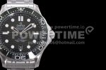 Omega 2018 Seamaster Diver 300M OMF Best Edition Black Ceramic Black Dial on SS Bracelet A8800 (Black Balance Wheel) Super Clone Watch - Image 4