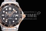 Omega 2018 Seamaster Diver 300M SS/RG VSF 1:1 Best Edition RG Bezel Black Dial on SS/RG Bracelet A8800 Super Clone Watch - Image 4