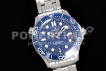 Omega Seamaster Diver 300M ZF 1:1 Best Edition Blue Ceramic Blue Dial on SS Bracelet A8800 Super Clone Watch - Image 2