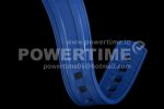 Omega Seamaster 300M Chrono SS/YG OMF 1:1 Best Edition Blue Dial on Blue Rubber Strap A9900 Super Clone Watch - Image 9