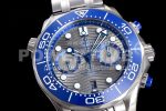 Omega Seamaster 300M Chrono SS OMF 1:1 Best Edition Gray Dial on SS Bracelet A9900 Super Clone Watch - Image 5