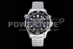 Omega Seamaster 300M Chrono SS OMF 1:1 Best Edition Black Dial on SS Bracelet A9900 Super Clone Watch