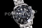 Omega Seamaster 300M Chrono SS OMF 1:1 Best Edition Black Dial on SS Bracelet A9900 Super Clone Watch - Image 2