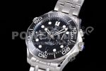 Omega Seamaster 300M Chrono SS OMF 1:1 Best Edition Black Dial on SS Bracelet A9900 Super Clone Watch - Image 3
