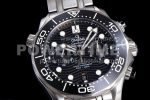 Omega Seamaster 300M Chrono SS OMF 1:1 Best Edition Black Dial on SS Bracelet A9900 Super Clone Watch - Image 5