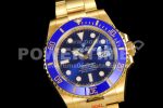 Rolex Submariner 41mm 126618 LB YG EWF Blue Dial on YG Bracelet A3235 Super Clone Watch - Image 2