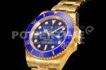 Rolex Submariner 41mm 126618 LB YG EWF Blue Dial on YG Bracelet A3235 Super Clone Watch - Image 3