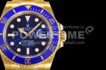 Rolex Submariner 41mm 126618 LB YG EWF Blue Dial on YG Bracelet A3235 Super Clone Watch - Image 4