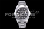 Rolex DateJust 41 126300 904L SS VSF 1:1 Best Edition Gray Dial on Oyster Bracelet VS3235 Super Clone Watch