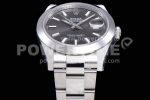 Rolex DateJust 41 126300 904L SS VSF 1:1 Best Edition Gray Dial on Oyster Bracelet VS3235 Super Clone Watch - Image 9