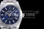 Rolex DateJust 41 126300 904L SS VSF 1:1 Best Edition Blue Dial on Oyster Bracelet VS3235 Super Clone Watch - Image 4