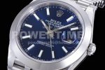 Rolex DateJust 41 126300 904L SS VSF 1:1 Best Edition Blue Dial on Oyster Bracelet VS3235 Super Clone Watch - Image 7