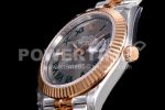 Rolex DateJust 41 126331 VSF 1:1 Best Edition 904L Steel Gray Dial Green Roman Marker on SS/RG Jubilee Bracelet SA3235 Super Clone Watch - Image 6
