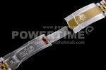 Rolex DateJust 41 126333 DIWF 1:1 Best Edition 904L Steel Gray Dial Green Roman Marker on SS/YG Jubilee Bracelet SA3235 Super Clone Watch - Image 9