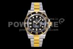 Rolex Submariner 41mm 126613 LN SS/YG EWF Black Dial on SS/YG Bracelet A3135 Super Clone Watch