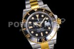 Rolex Submariner 41mm 126613 LN SS/YG EWF Black Dial on SS/YG Bracelet A3135 Super Clone Watch - Image 2