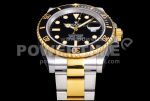 Rolex Submariner 41mm 126613 LN SS/YG EWF Black Dial on SS/YG Bracelet A3135 Super Clone Watch - Image 6