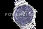 Omega De Ville SS GPF 1:1 Best Edition Light Blue Dial on SS Bracelet A2824 Super Clone Watch V3 - Image 2