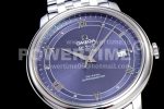 Omega De Ville SS GPF 1:1 Best Edition Light Blue Dial on SS Bracelet A2824 Super Clone Watch V3 - Image 6