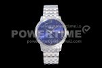 Omega De Ville SS GPF 1:1 Best Edition Deep Blue Dial on SS Bracelet A2824 Super Clone Watch V3