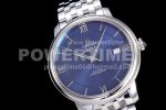 Omega De Ville SS GPF 1:1 Best Edition Deep Blue Dial on SS Bracelet A2824 Super Clone Watch V3 - Image 2