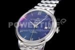 Omega De Ville SS GPF 1:1 Best Edition Deep Blue Dial on SS Bracelet A2824 Super Clone Watch V3 - Image 3