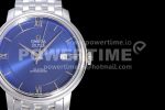 Omega De Ville SS GPF 1:1 Best Edition Deep Blue Dial on SS Bracelet A2824 Super Clone Watch V3 - Image 5