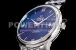 Omega De Ville SS GPF 1:1 Best Edition Deep Blue Dial on SS Bracelet A2824 Super Clone Watch V3 - Image 4