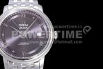 Omega De Ville SS GPF 1:1 Best Edition Gray Dial on SS Bracelet A2824 Super Clone Watch V3 - Image 4