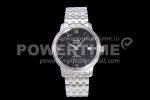 Omega De Ville SS GPF 1:1 Best Edition Black Dial on SS Bracelet A2824 Super Clone Watch V3