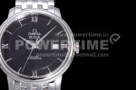 Omega De Ville SS GPF 1:1 Best Edition Black Dial on SS Bracelet A2824 Super Clone Watch V3 - Image 4