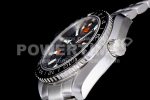 Omega Planet Ocean Professional Ceramic Bezel 45mm 1:1 OMF Best Edition Orange Marker on SS Bracelet A8500 (Black Balance Wheel) Super Clone Watch - Image 6