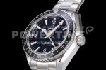 Omega Seamaster 300M Chronometer SS Black OMF 1:1 Best Edition on SS Bracelet A2824 (Black Balance Wheel) Super Clone Watch - Image 3