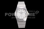 Omega Constellation 38mm SS VSF 1:1 Best Edition White Textured Dial on SS Bracelet A8500 Super Clone Watch