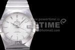 Omega Constellation 38mm SS VSF 1:1 Best Edition White Textured Dial on SS Bracelet A8500 Super Clone Watch - Image 3