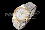 Omega Constellation Ladies SS/YG 28mm AF 1:1 Best Edition White Textured Dial on SS/YG Bracelet ETA Quartz Super Clone Watch - Image 3