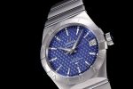 Omega Constellation 38mm SS VSF 1:1 Best Edition Blue Textured Dial on SS Bracelet A8500 Super Clone - Image 2