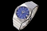 Omega Constellation 38mm SS VSF 1:1 Best Edition Blue Textured Dial on SS Bracelet A8500 Super Clone - Image 3