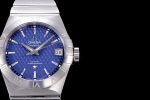 Omega Constellation 38mm SS VSF 1:1 Best Edition Blue Textured Dial on SS Bracelet A8500 Super Clone - Image 4