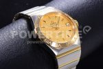 Omega Constellation 38mm SS/YG VSF 1:1 Best Edition Gold Textured Dial on SS/YG Bracelet A8500 Super Clone Watch - Image 6