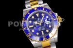 Rolex Submariner 41mm 126613 LB SS/YG EWF Blue Dial on SS/YG Bracelet A3135 Super Clone Watch - Image 2