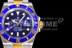 Rolex Submariner 41mm 126613 LB SS/YG EWF Blue Dial on SS/YG Bracelet A3135 Super Clone Watch - Image 3