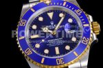 Rolex Submariner 41mm 126613 LB SS/YG EWF Blue Dial on SS/YG Bracelet A3135 Super Clone Watch - Image 4