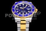 Rolex Submariner 41mm 126613 LB SS/YG EWF Blue Dial on SS/YG Bracelet A3135 Super Clone Watch - Image 5